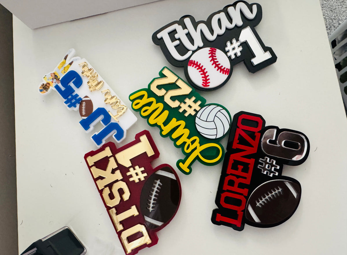 Sports Pin without Number (Magnetic)