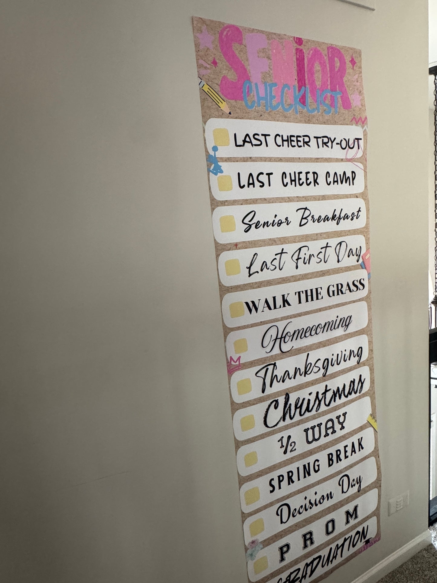 Senior Year Checklist Banner