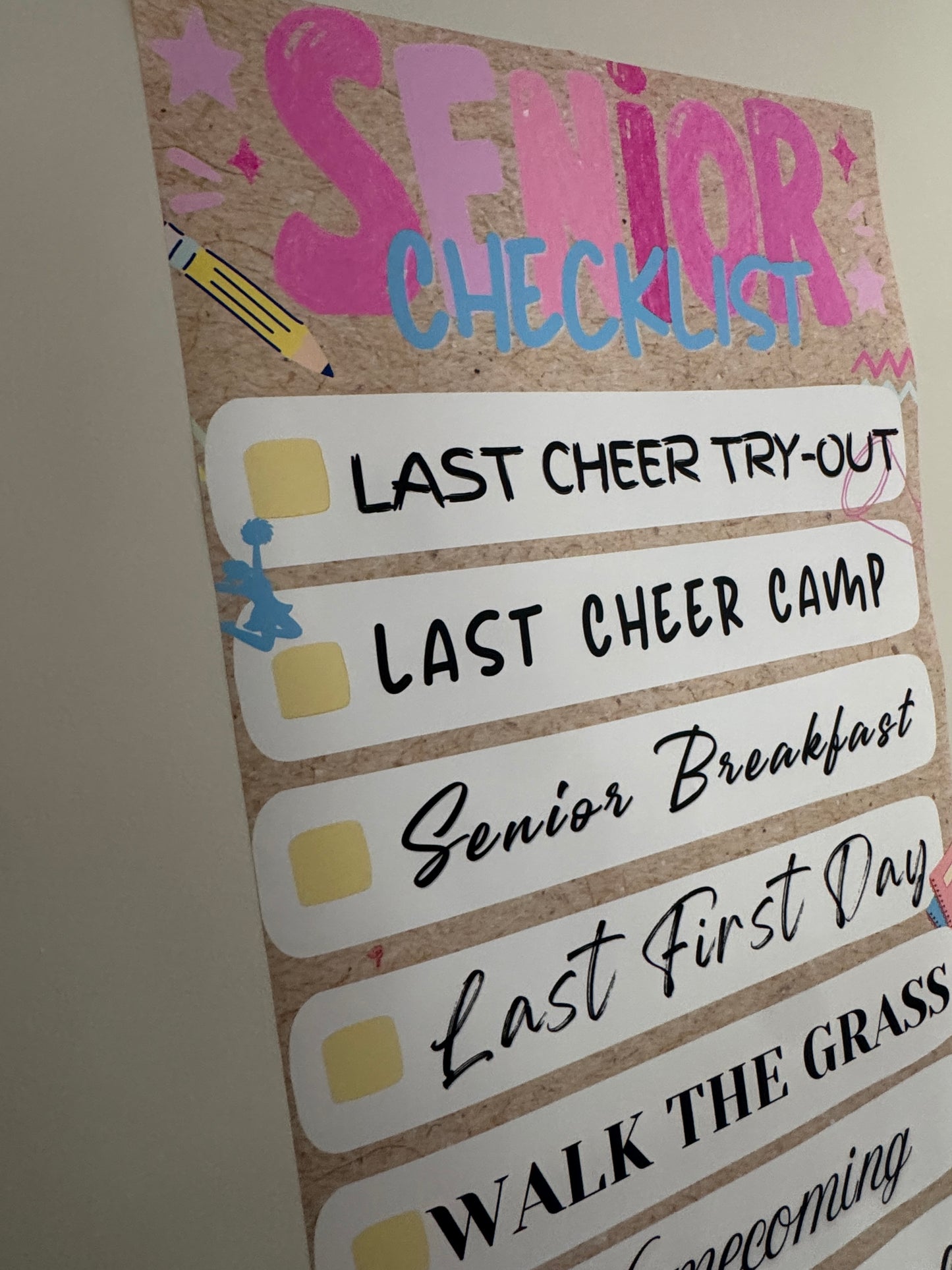 Senior Year Checklist Banner