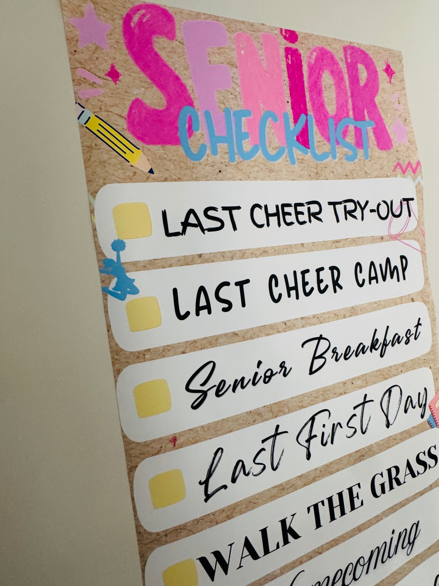 Senior Year Checklist Banner