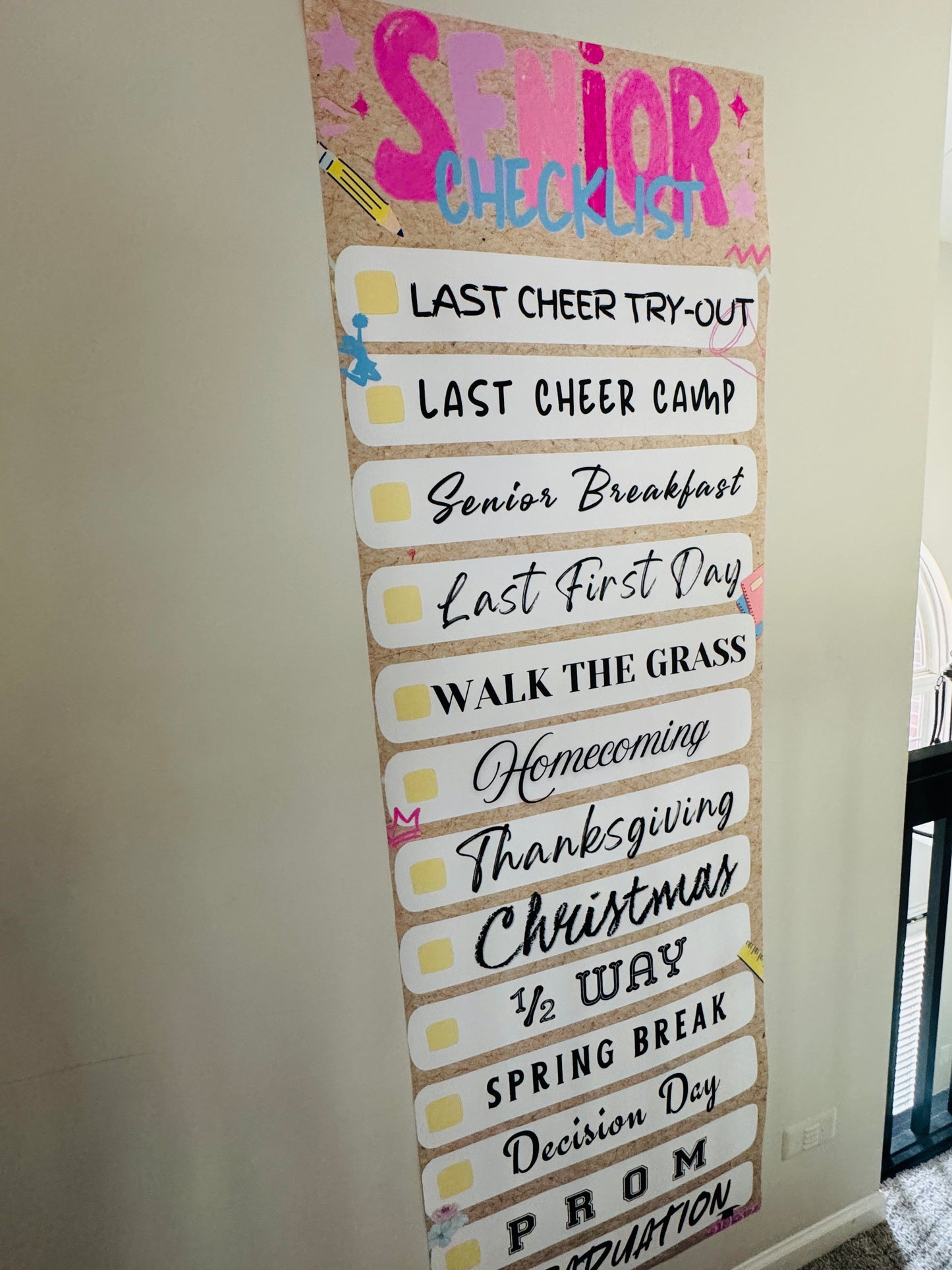 Senior Year Checklist Banner