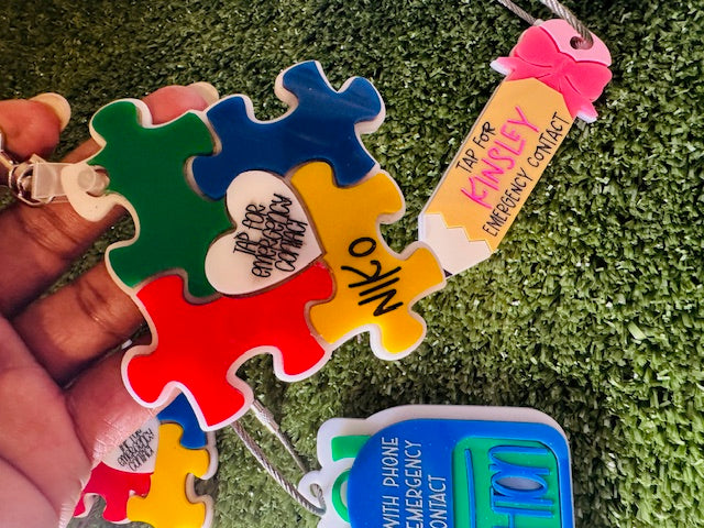 Bag Tags - Acrylic (NFC)