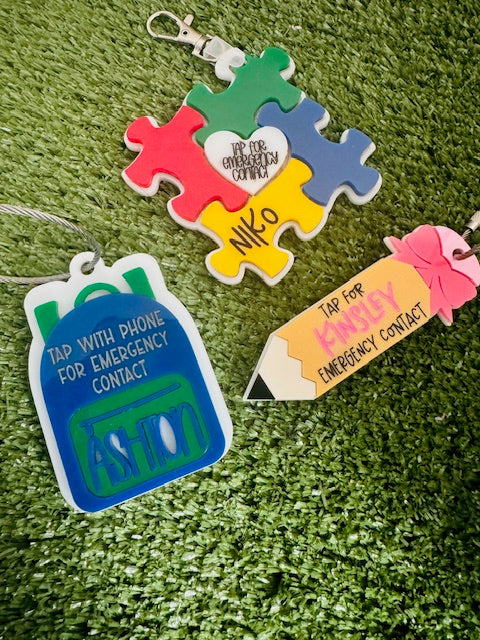 Bag Tags - Acrylic (NFC)