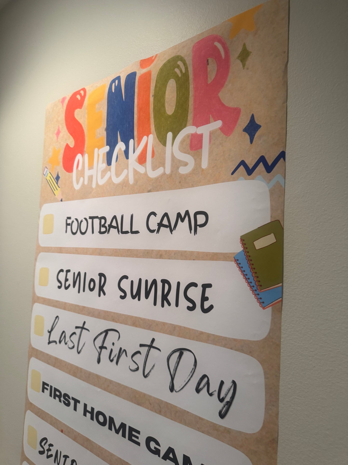 Senior Year Checklist Banner
