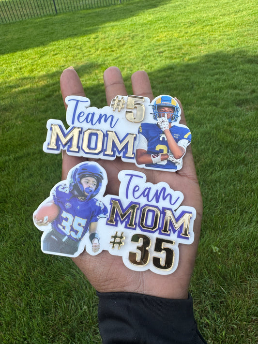 Sports Pin with Picture (Magnetic)